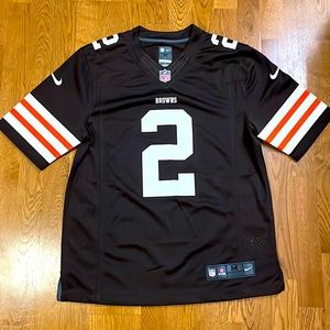 Johnny Manziel Number 2 Nike Cleveland Browns Football Jersey